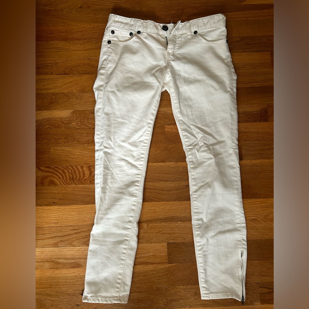 Free people, white jeans